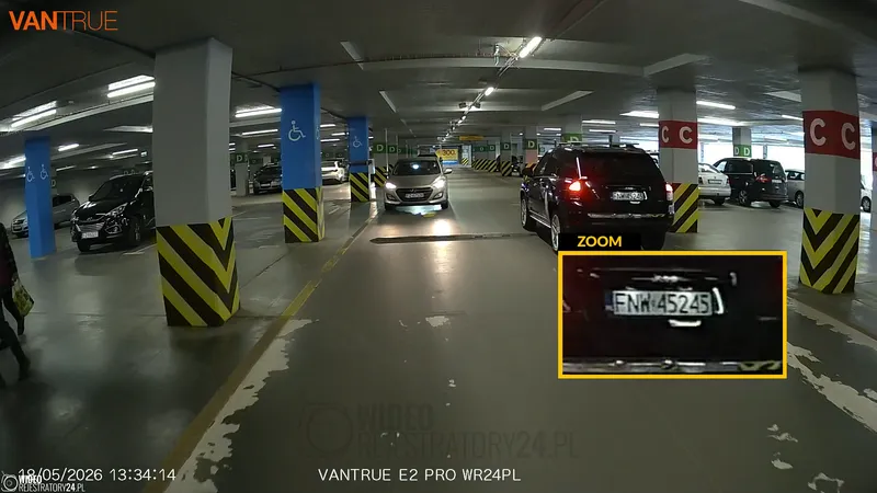 kamera samochodowa VANTRUE E2 PRO moduł kamery tylnej 2.5K